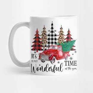 Christmas Time Christmas Tree Pickup Mug